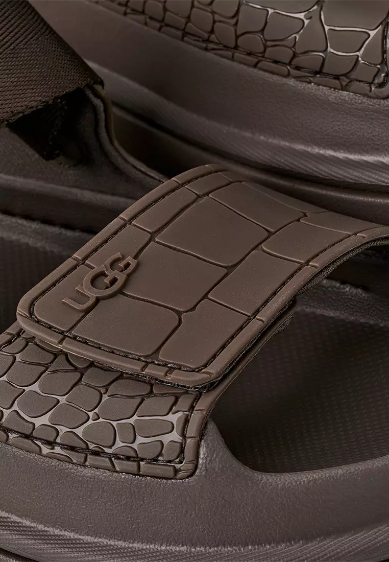 Women's GoldenGlow Embossed Sandal - Dense Smoke (1175311-DNSS)