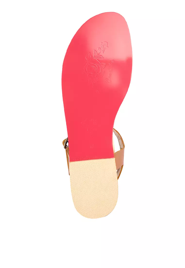 Flat Leather Sandals