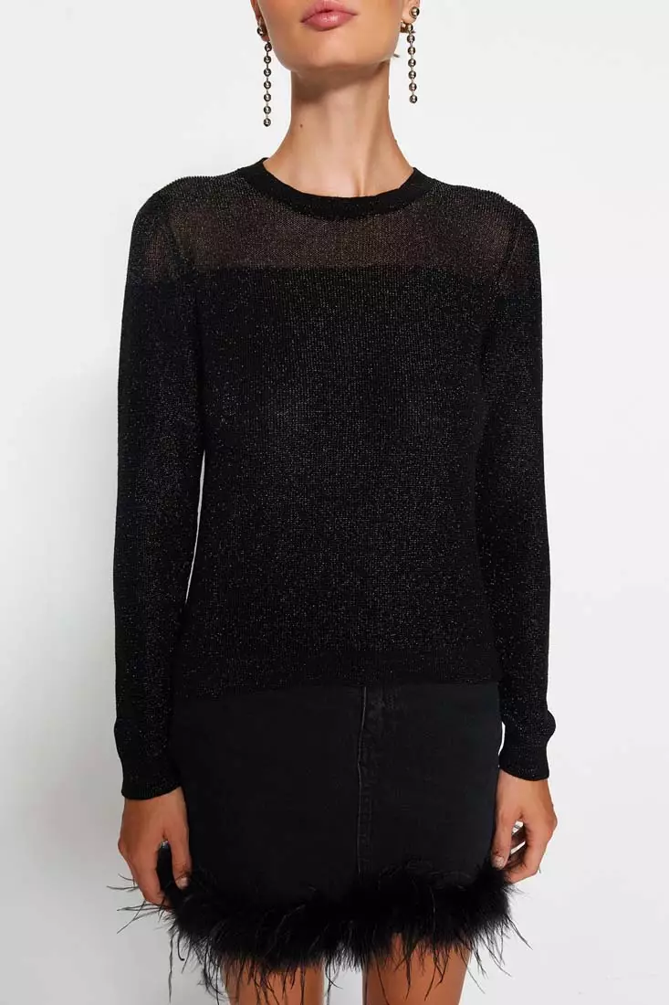 Glittery Knitted Sweater