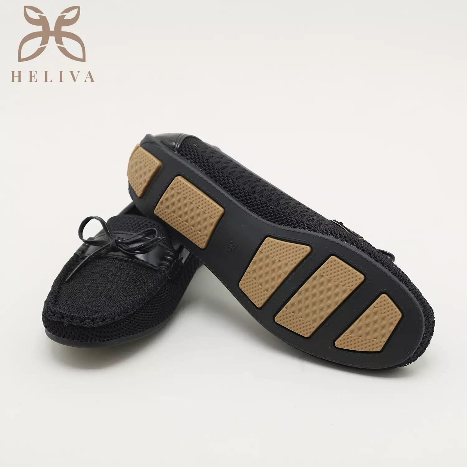 Heliva Valencia Loafers Bow Women Shoes Knitted