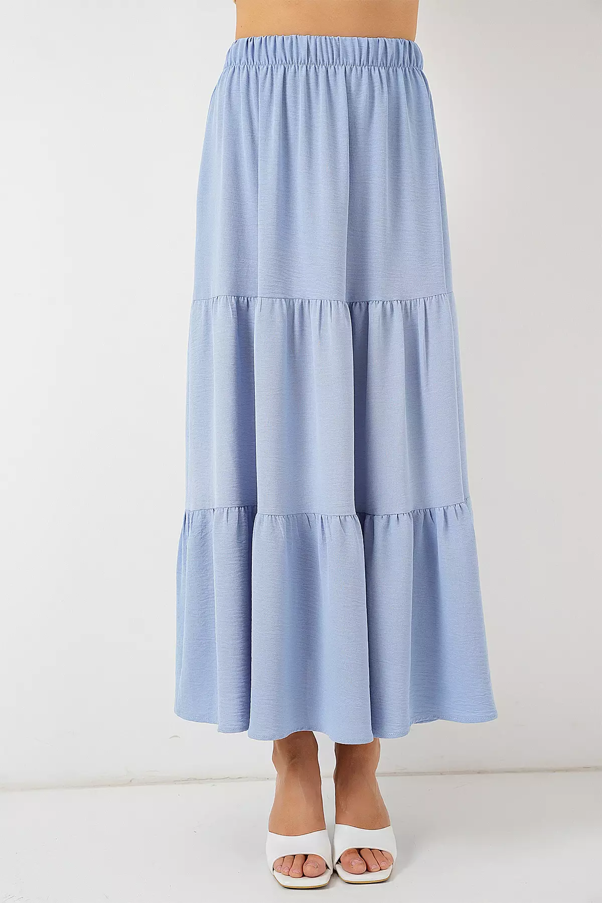 Women's Ayrobin Long Skirt 8048 - Blue