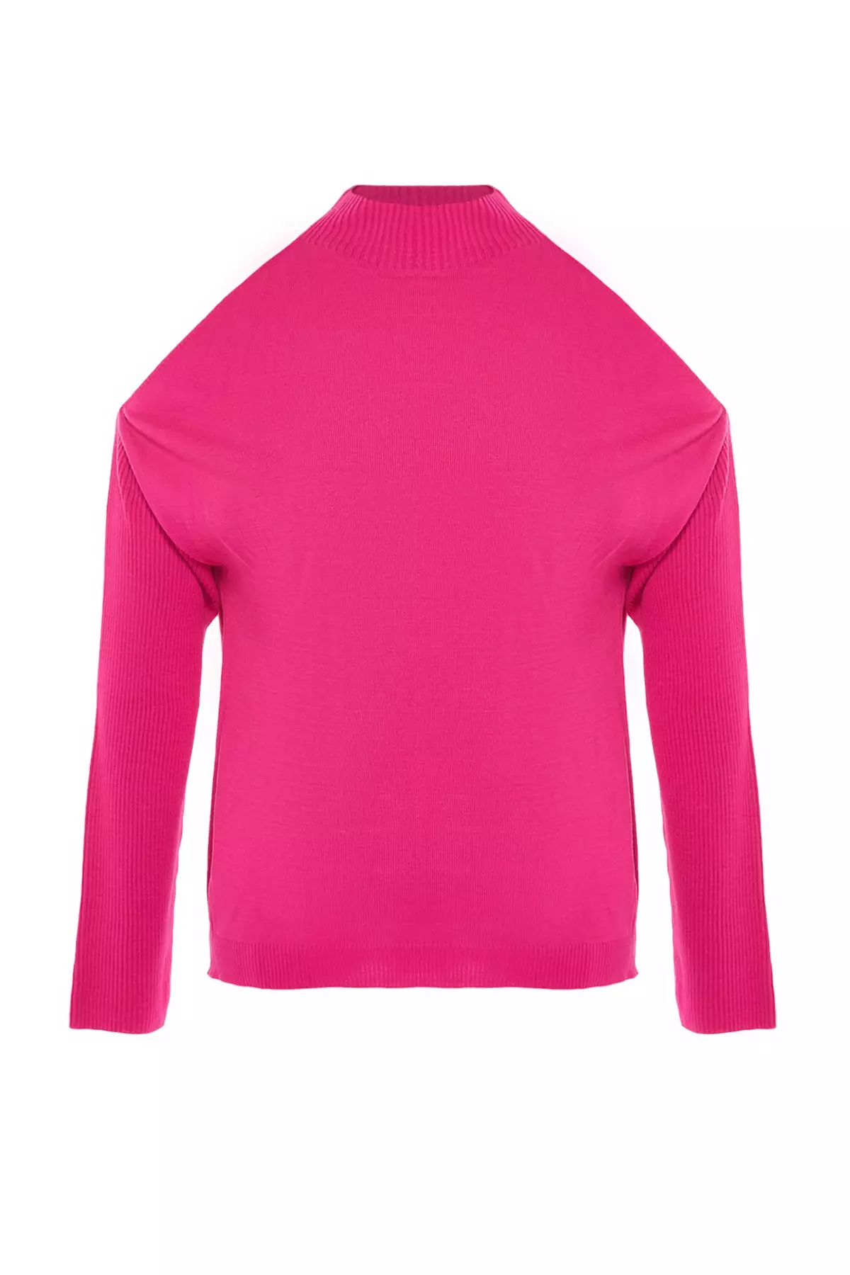 Plus Size Cut Out Detailed Knitwear Sweater
