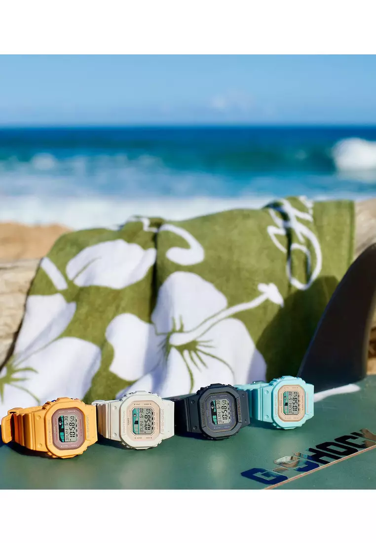 GLX-S5600-4 G-LIDE Women's Digital Sport Watch | Orange Resin Band
