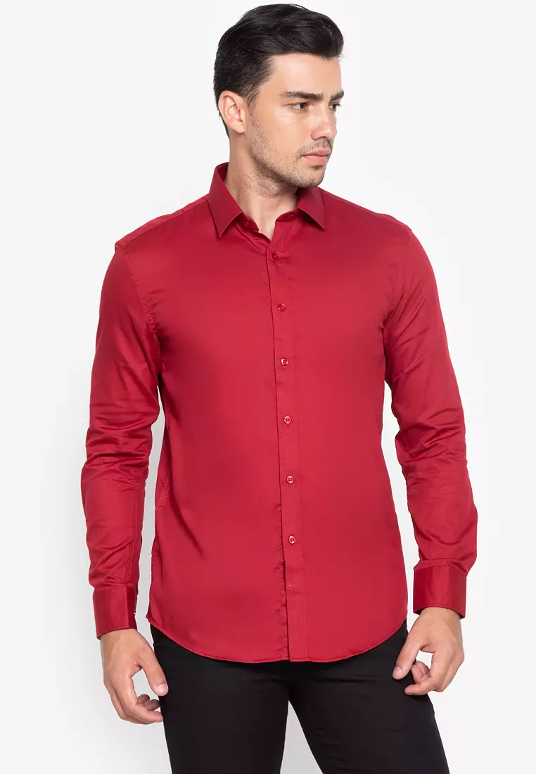 Semi formal attire outlet for men red