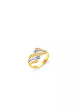 375/9K Gold - Size 20 (Two-Tone Gold)