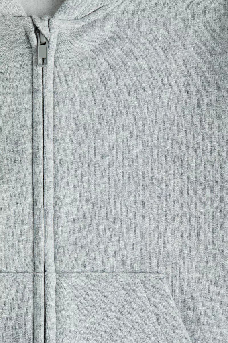 Oversized zip-through hoodie