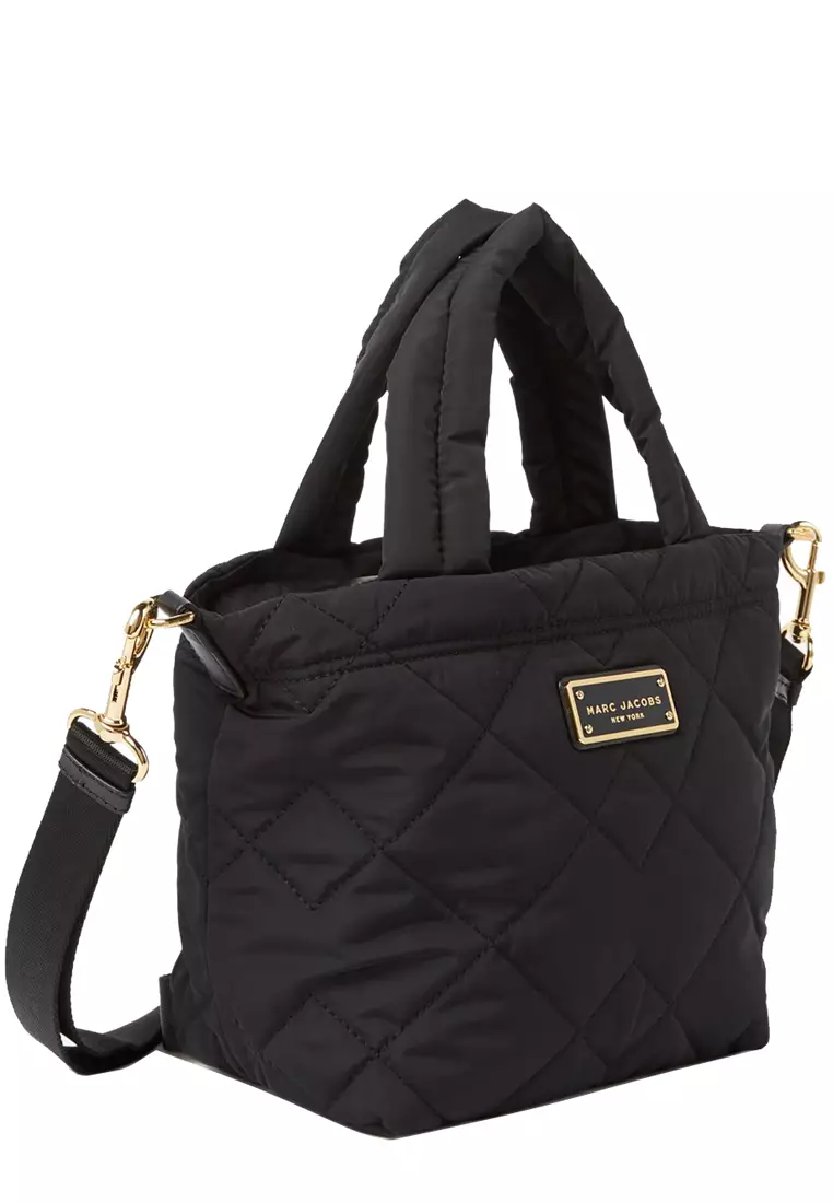 Marc Jacobs Quilted Nylon Mini Tote Bag in Black M0016681