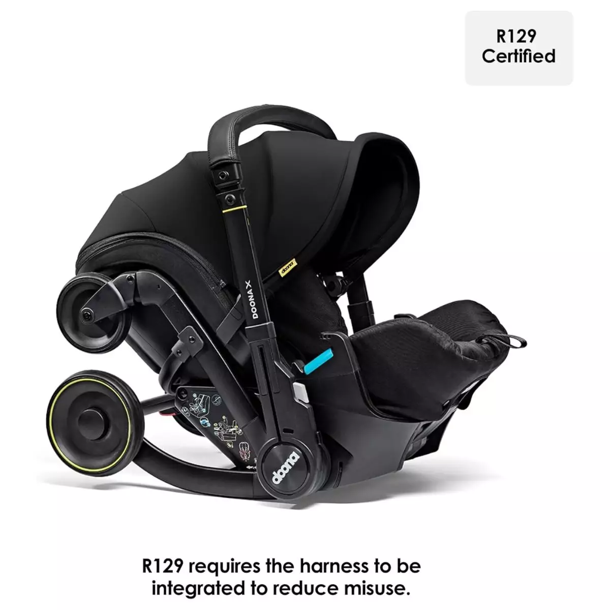 Doona X 2 In1 Car Seat & Stroller Ocean Blue - Kereta Dorong Bayi