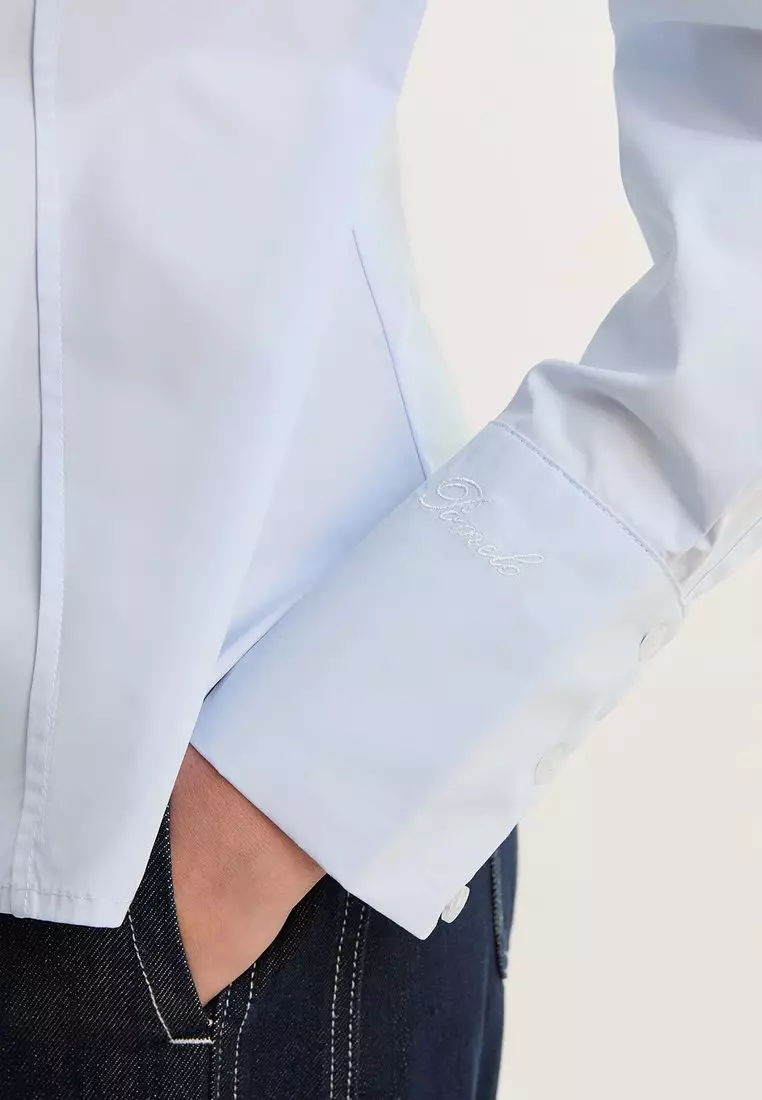 Tailored Button Down Shirt - Blue