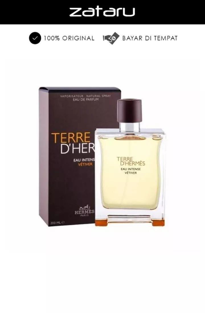 Jual Hermes Hermes Terre d Hermes Eau Intense Vetiver Man - 200 ML