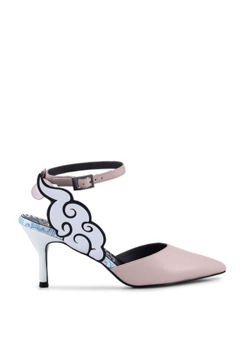 House of Avenues pink Ladies Flower in the Mirror Pump 5300 Pink 3CFE5SHA962C3DGS_1