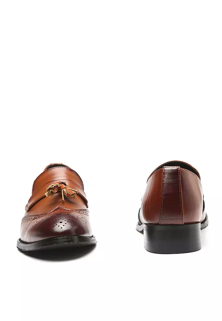 Galliano Tassel Synthetic Leather Brogues WZWH-B07