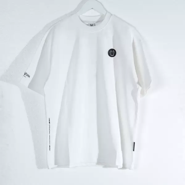 Kaos LIFE WORK RADOG METAL POCKET WHITE TSHIRT 100% ORIGINAL