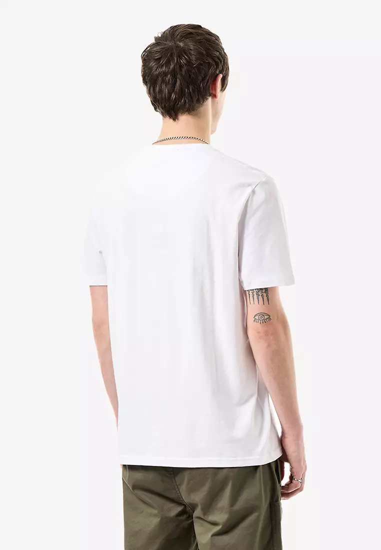 MENS WHITE KINKY AFRO GRAPHIC TEE