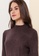 ONLY brown and purple Shelly Long Sleeves Knit Dress C4732AAC65F99EGS_2