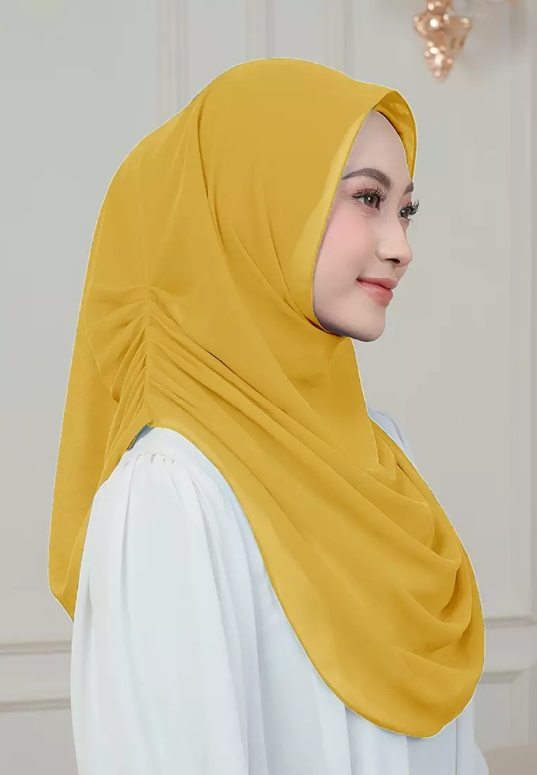 HIJAB INSTAN AURORA - HOT MUSTARD