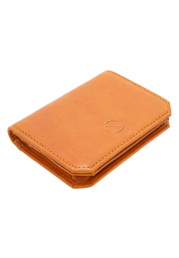Jack Studio Vegetable Tanned Leather RFID ID Card Holder JWC 30859