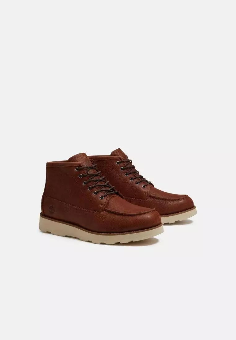 Men’s Britton Mills Mid Chukka Boot (Rust Full Grain)