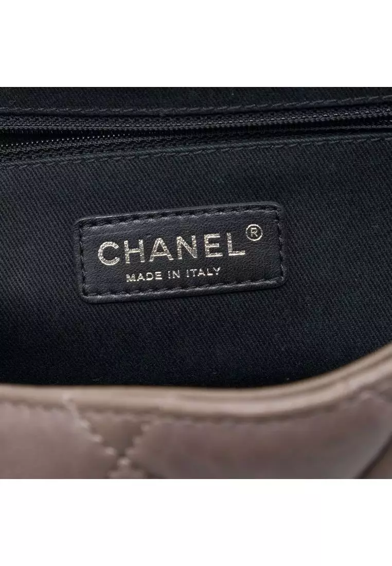Pre-Loved Chanel Paris Byzance Jumbo Washed Lambskin Take Away Flap