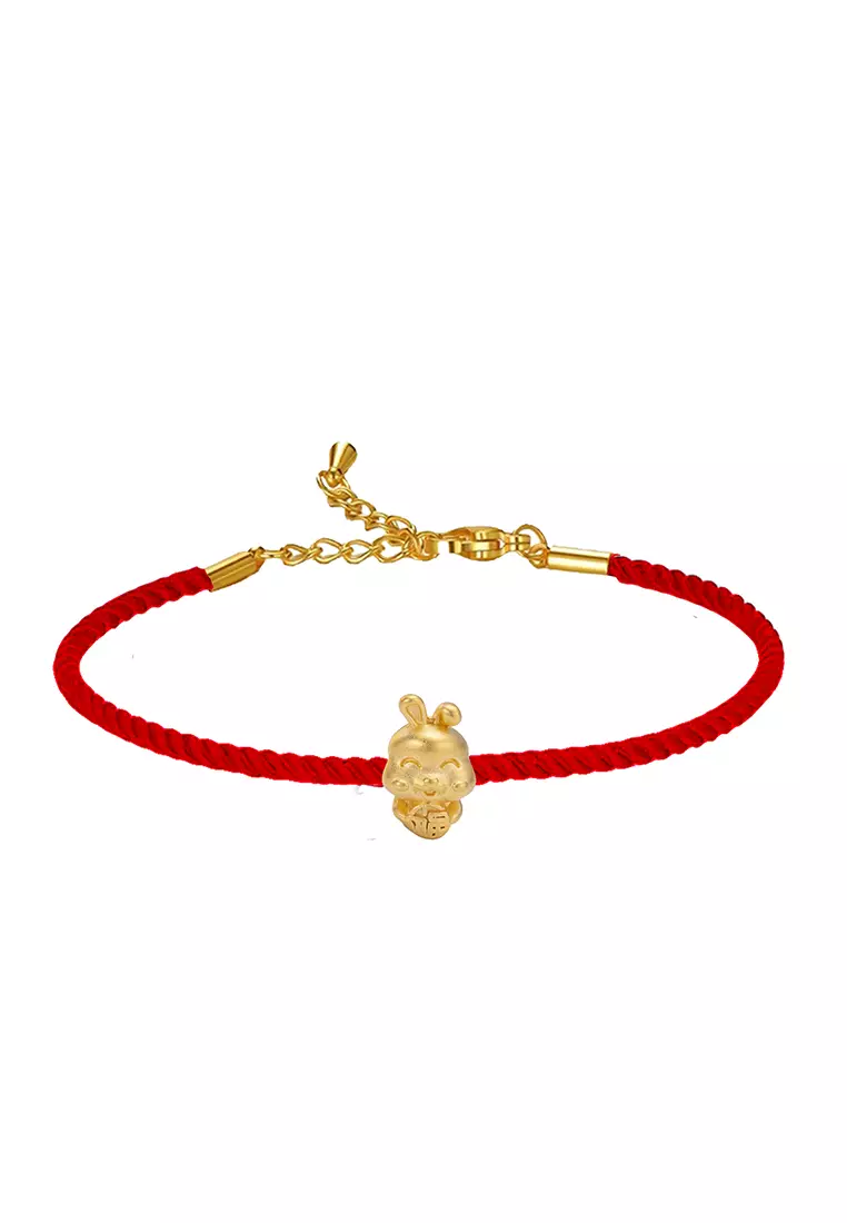 Gold cheap string bracelet
