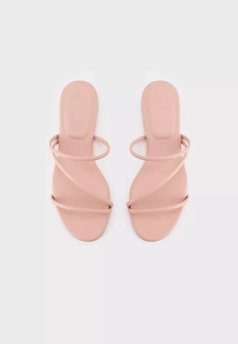 STRAPPY FLAT SLIDES WITH CLOUDFOAM INSOLE