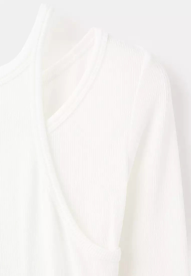 Ribbed Combined T-Shirt