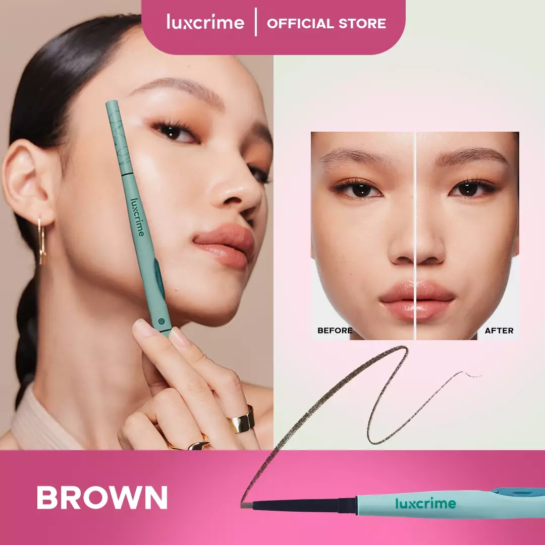 Luxcrime Triple Action Micro Brow Definer - Brown
