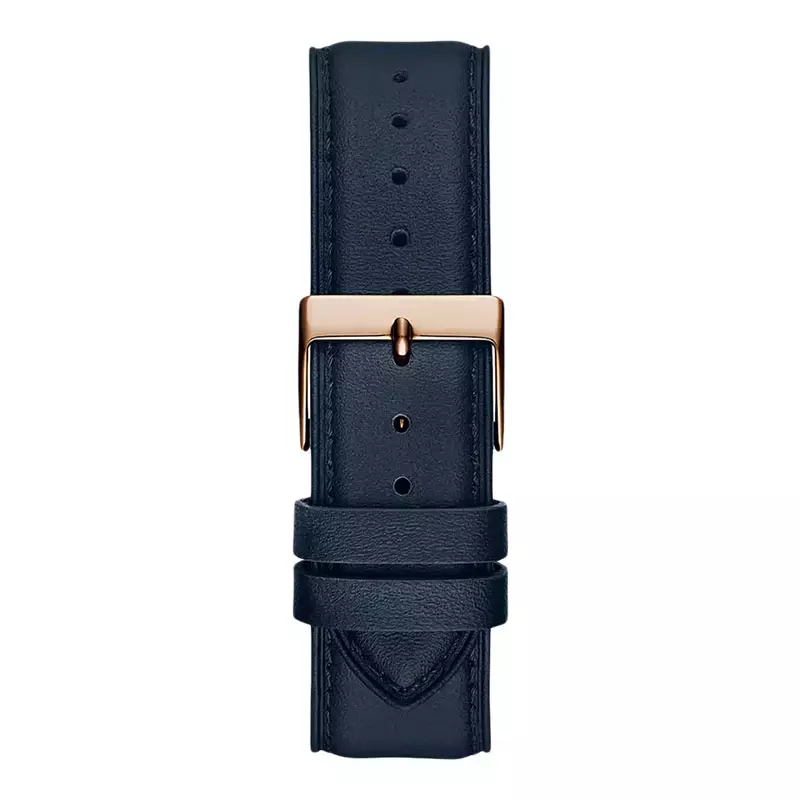 Jam Tangan Pria Guess GW0540G2 Men Navy Blue Sunray Dial Navy Blue Leather Strap