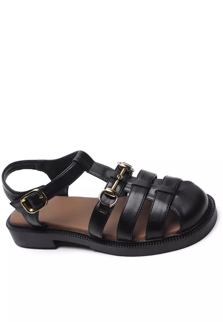 Discount on Twenty Eight Shoes  shoes - SKU: Horsebit Synthetic Leather Rome Sandals Ww827-2