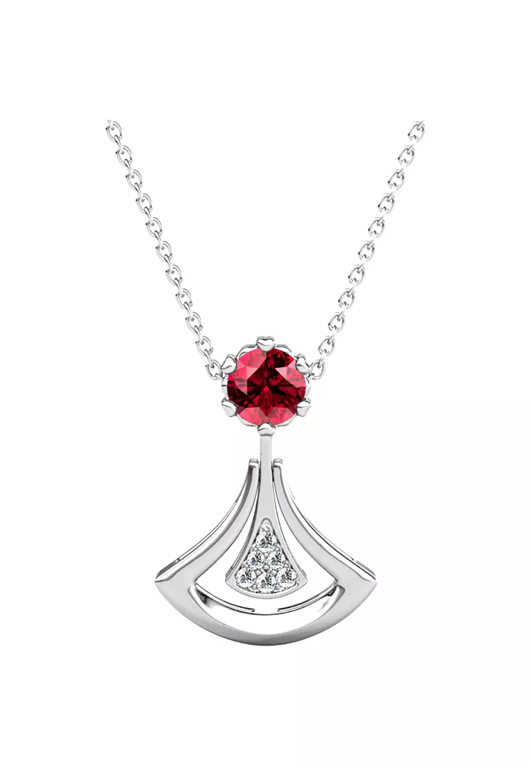 Dual Soul Crystal ( 4 style ) Pendant WG - Kalung Crystal by Her Jewellery