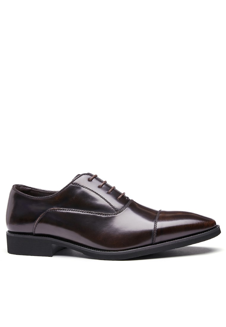 Glossy Leather Cap Toe Oxford Shoes KB22KB05-2