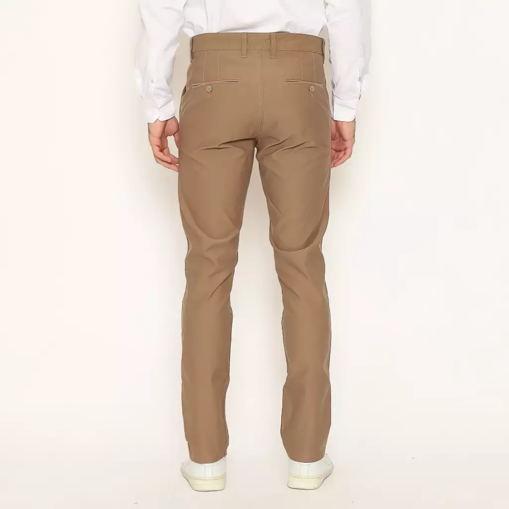 AMK Celana Chino Pria Panjang PT RYIOTA Light Brown