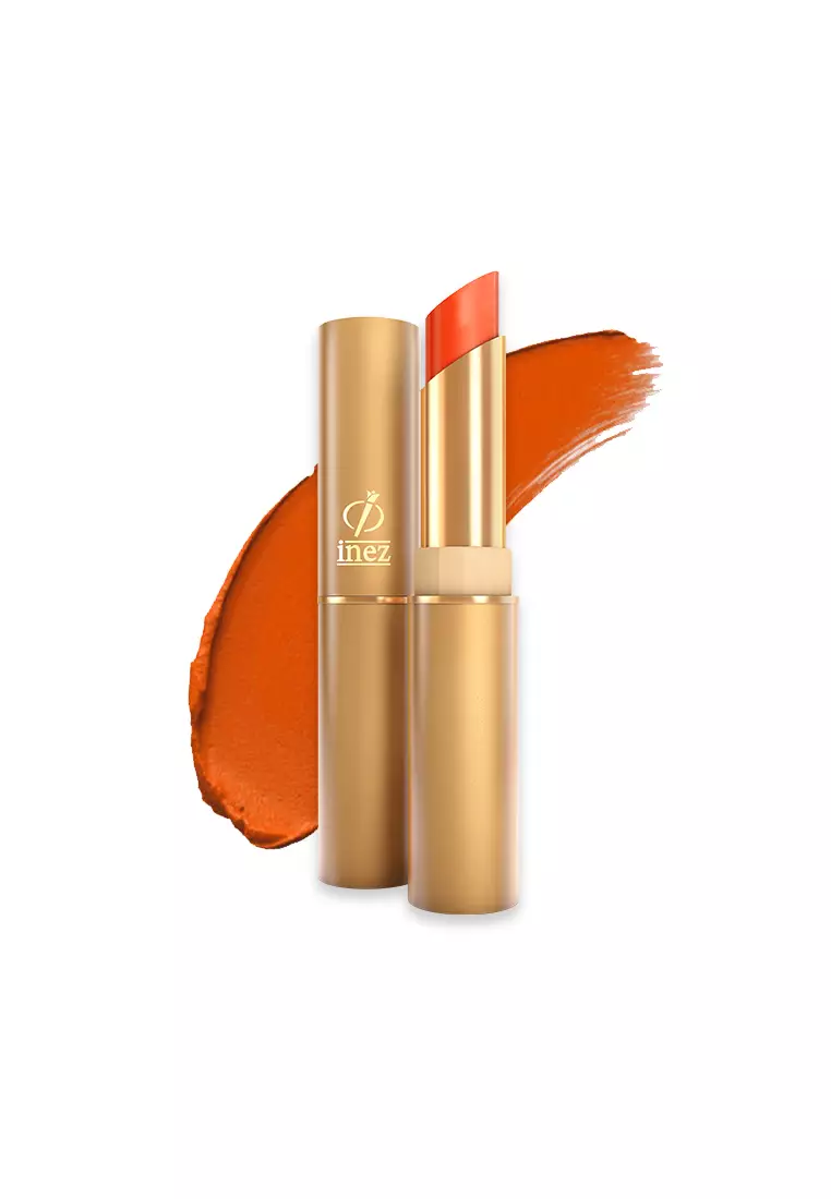 Jual Inez Cosmetics Inez 900 Perfect Glow Matte Lipstick Fiery Orange Original 2024 Zalora