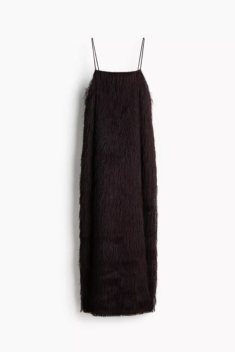 Fringed strappy dress