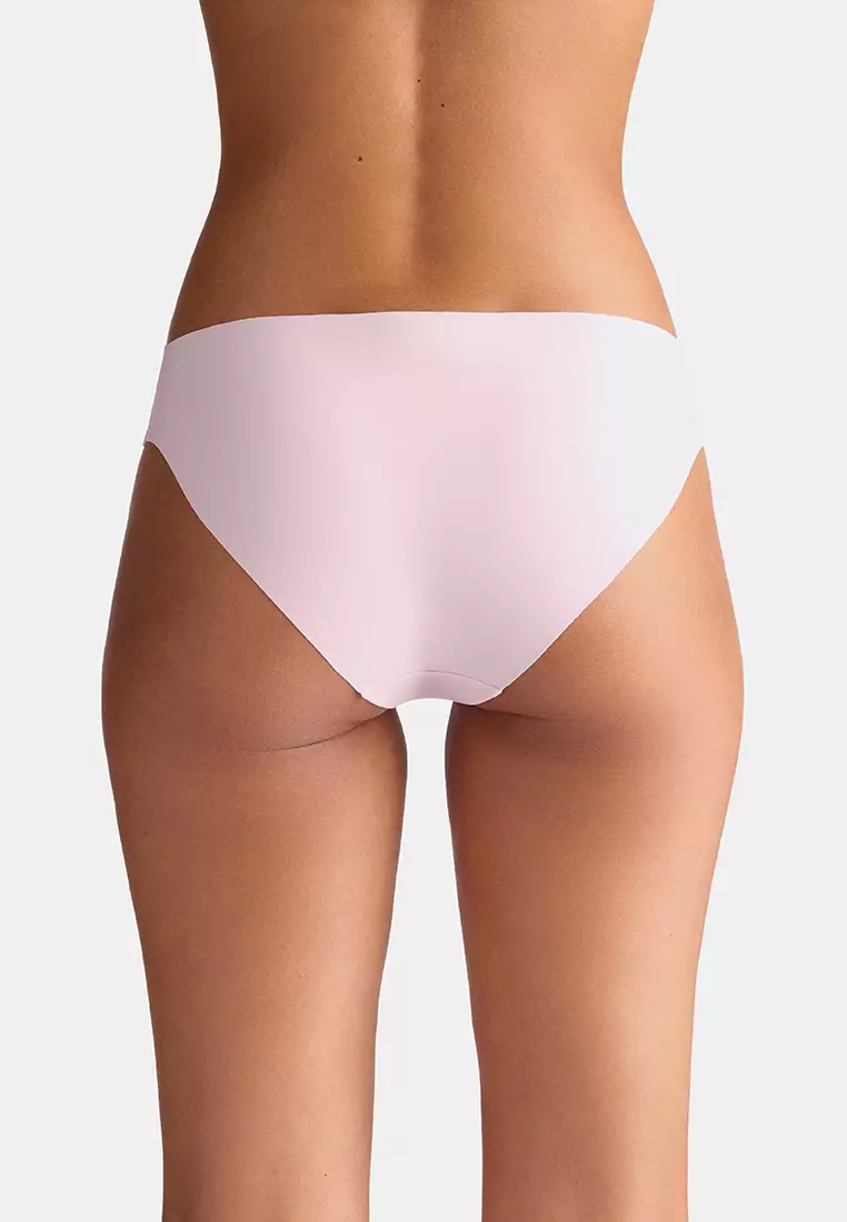 Pure Women's 3-Packs No Show Bikini Panties