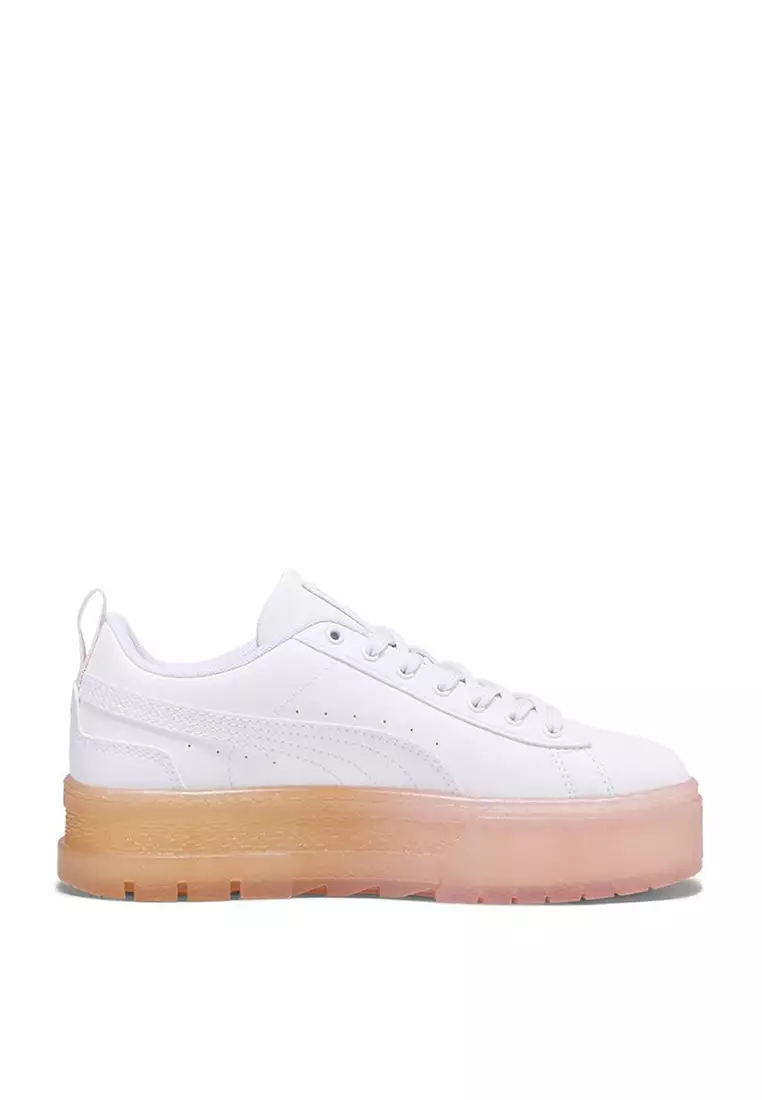 Platform trace hot sale translucent women's sneakers