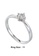 LITZ white LITZ 750 (18K) White Gold Diamond Ring 钻石戒指 DR114 0AA49AC1C5A146GS_4