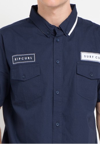 Jual Rip  Curl Patch Crew Short Sleeve Shirt Original 
