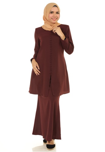 Cempaka Kebaya With Buttoned from Ashura in Red