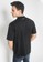 LGS black Regular Fit - Kaos Casual - Model Kancing - Hitam 459D9AA4350837GS_2