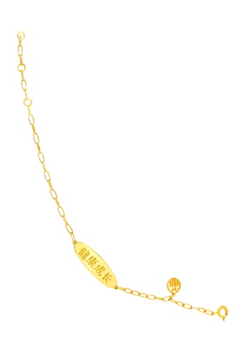 TOMEI gold TOMEI 健康成长 Baby Good Health Bracelet, Yellow Gold 916 538AEAC2ED27AFGS_1