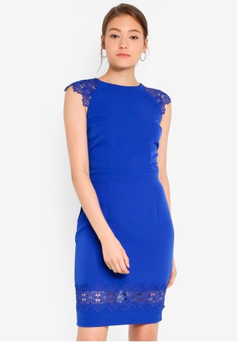 Jual Paper Dolls Cobalt Stretch Bodycon Dress Original Zalora