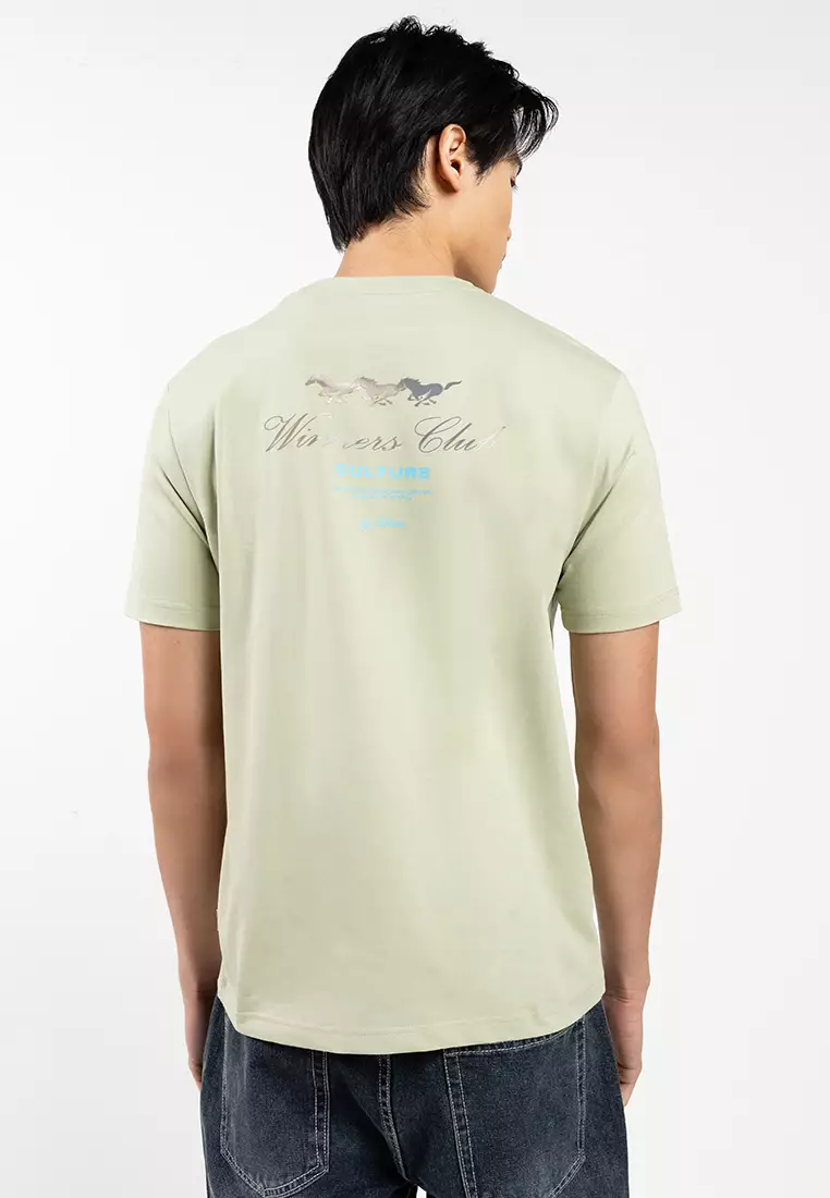 Horses Reflective Embossed Tee