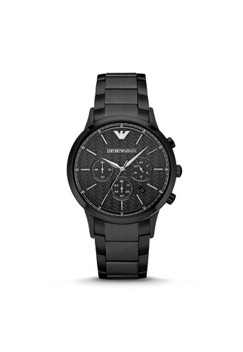 Emporio Armani Emporio Armani Men's Chronograph Black Stainless Steel Watch  AR2485 2023 | Buy Emporio Armani Online | ZALORA Hong Kong