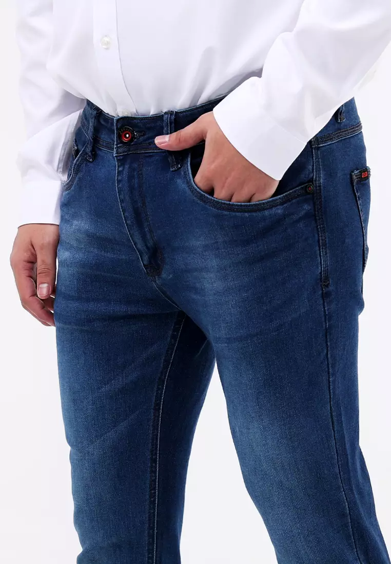 Denim Long Skinny Fit Stretch Jeans