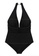 LYCKA black LNN1247 Korean Lady One Piece Swimwear Black 21F31USF805E92GS_1