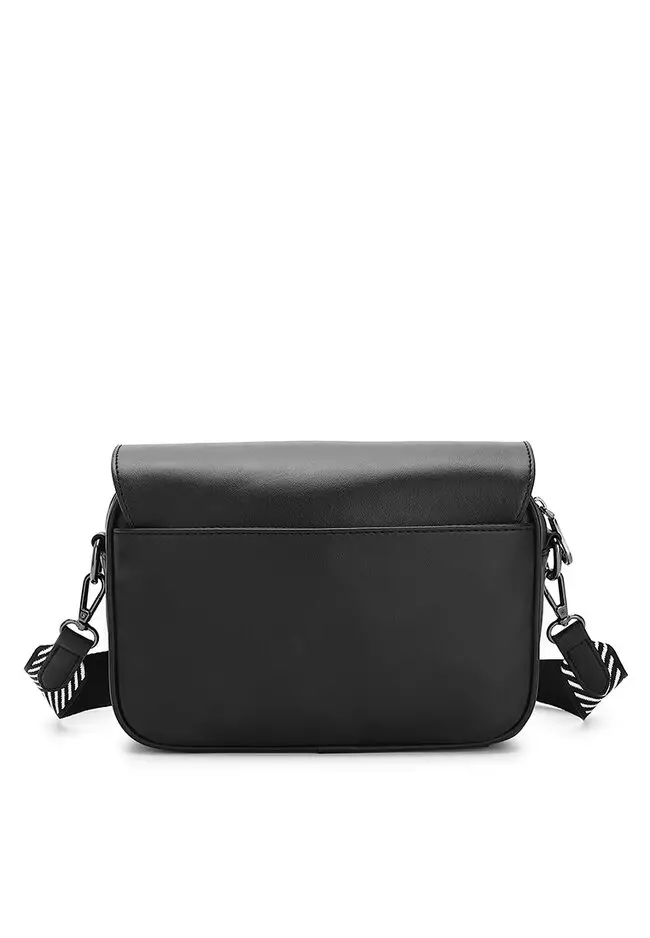 Camo Print Messenger Bag / Crossbody Bag / Sling Bag (斜孭袋) - 黑色