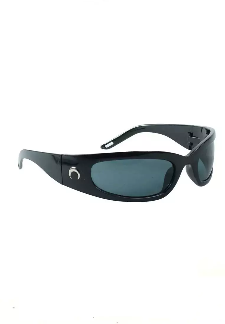 Derian Kacamata Unisex Moon Sunglasses UV400 Protection Material Polycarbonate ORIGINAL - Black