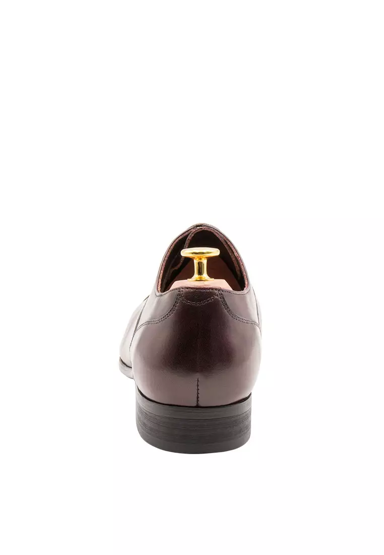 Calafate Straight Cap Burgundy Oxford