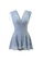 A-IN GIRLS blue Elegant mesh-paneled swimsuit BACA0US3B7F64FGS_4